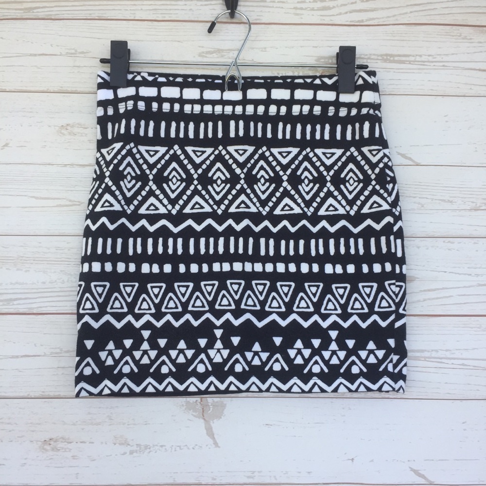 Tribal Bodycon Skirt